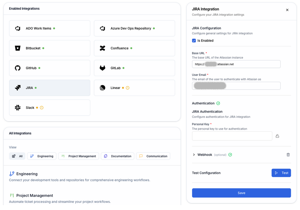 Clearly AI Jira integration configuration